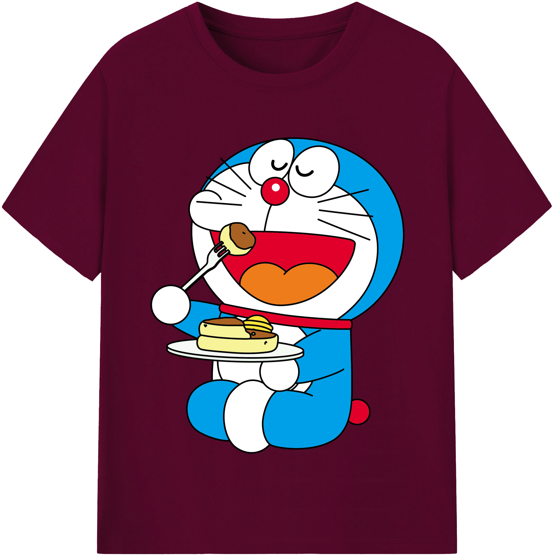 （画像用） ドラえもん Doraemon レディースカジュアルプリントTシャツ（綿100％）